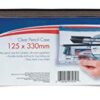 HELIX CLEAR PENCIL CASE LGE, Stationary