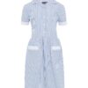 STRIPE SUMMER DRESS BLUE, Girl's uniform