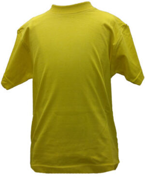 Tea Shirts Plain - CLASSIC TEE SHIRTS YELLOW, Longfield Primary , Sportswear