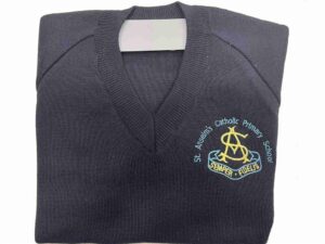 St Anselms Catholic Primary School - ST ANSELMS JUMPER WITH LOGO, St. Anselms RC Primary School
